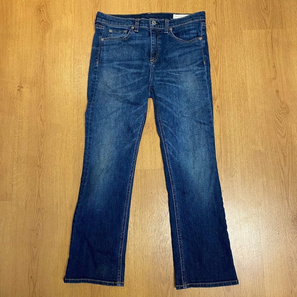 rag & bone 10 inch crop jeans